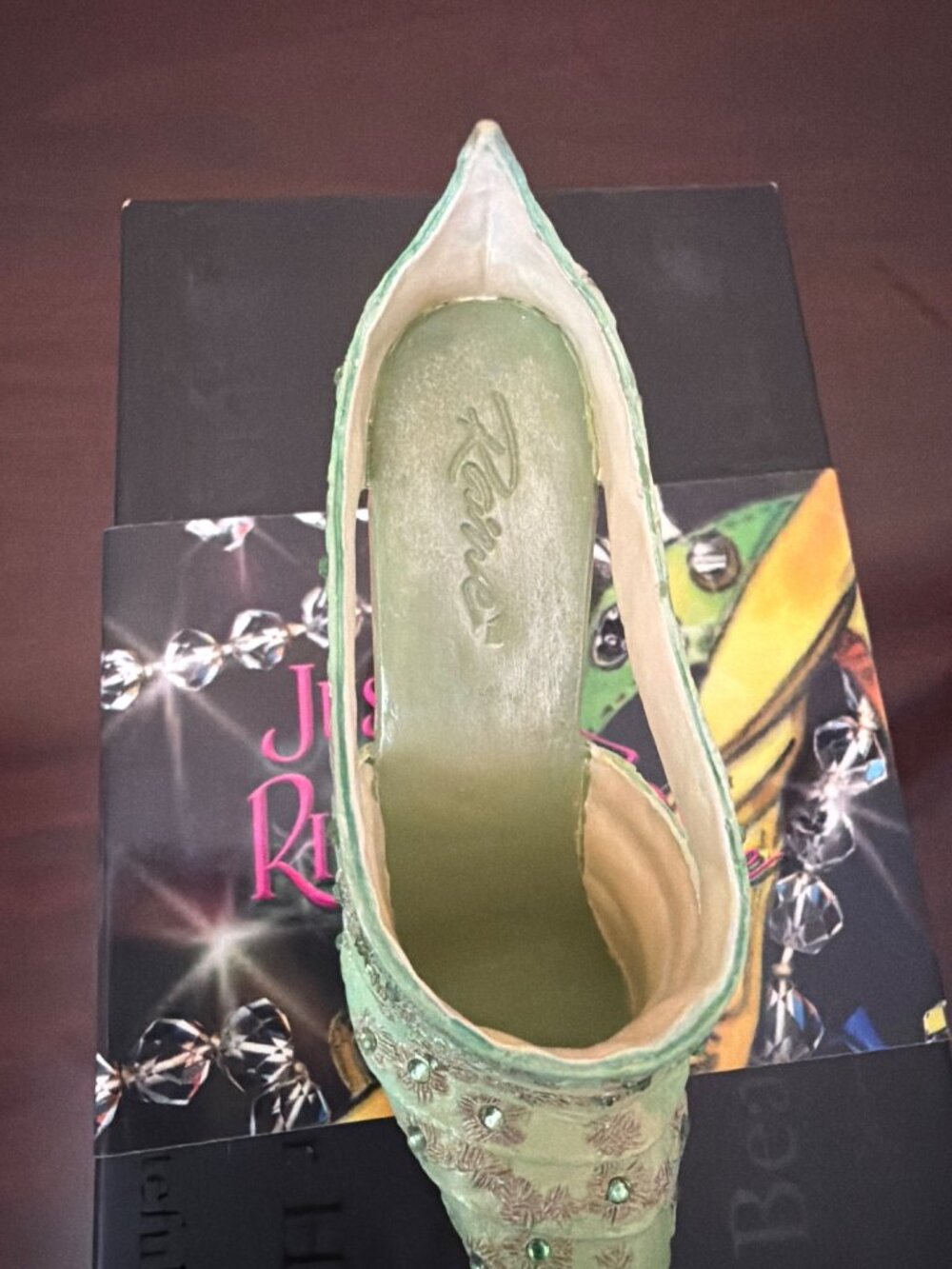 2006 Just The Right Shoe by Raine "Mint Julep" #25617 NEW in Box - Picture 7 of 13